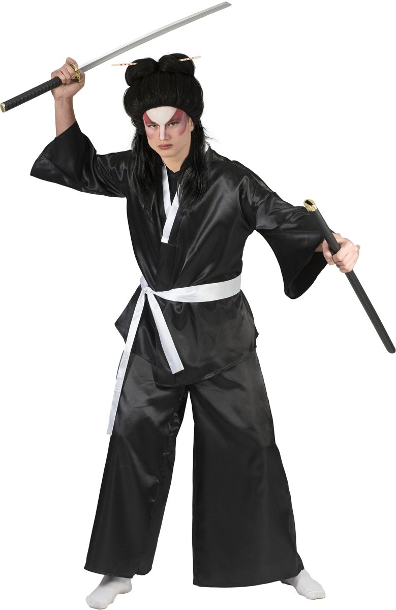 Ninja & Samurai Kostuum | Katana Samurai Kostuum | Maat 52-54 | Carnaval kostuum | Verkleedkleding